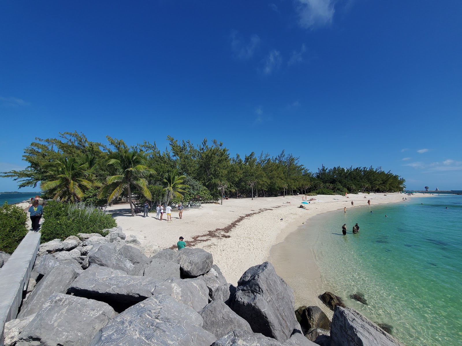 Foto van Zachary Taylor beach en de nederzetting