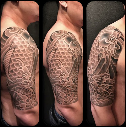 Explore rocket tattoo ideas, creative tattoo ideas in Fremont, available at Inkies Tattoo Studio