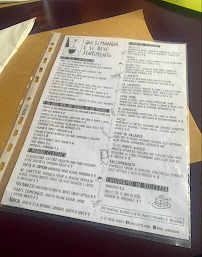 Menu / carte de Alvolo Cibi da Strada à Pavia