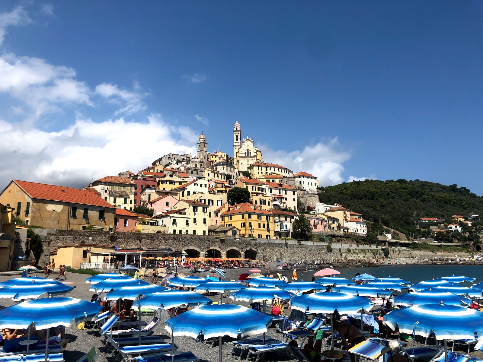 Foto af Spiaggia Cervo - populært sted blandt afslapningskendere