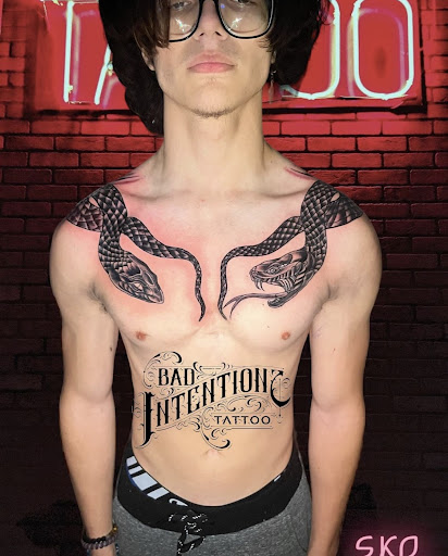 Explore tattoo ideas simple, creative tattoo ideas in Bloomfield, available at Bad Intentionz Tattoo Studio