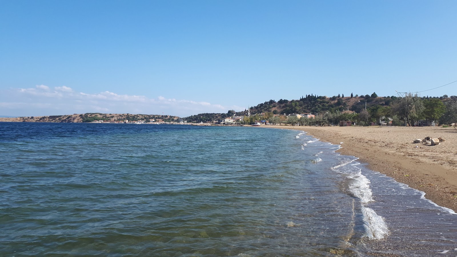 Foto di Kemer Yolu Beach con una superficie del sabbia beige
