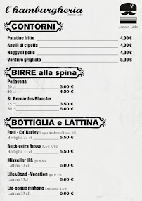 Menu / carte de L'Hamburgheria Jesolo à Lido di Jesolo