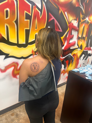 Explore drip tattoo ideas, creative tattoo ideas in Dallas, available at No Ragrets Tattoo & Piercing Studio