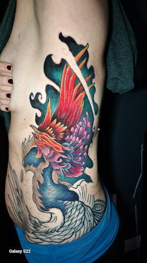 Explore mtg tattoo ideas, creative tattoo ideas in Buford, available at Inked Arts Tattoo Studio