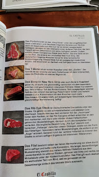 El Castillo à Bad Füssing menu