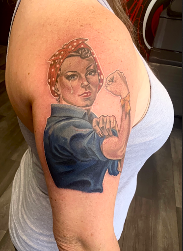 Explore wrap around arm tattoo ideas, creative tattoo ideas in Silver City, available at Independent Ink Tattoo