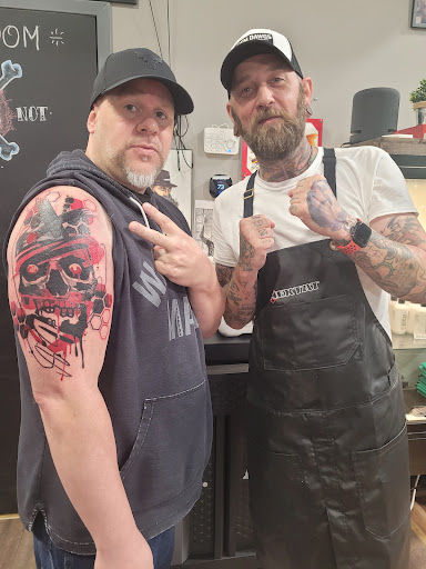 Explore mom & son tattoo ideas, creative tattoo ideas in Mount Juliet, available at Division Street Tattoo Company