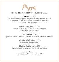 Restaurant Nina à la Plage - Restaurant à Pornichet (le menu)