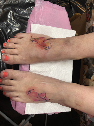 Explore sun tattoo ideas for females, creative tattoo ideas in New Carlisle, available at Reckless Temptations