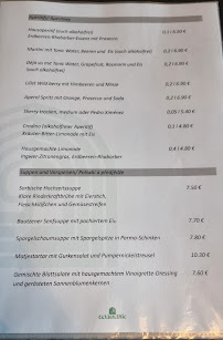 Menu / carte de Wjelbik - Sorbian Restaurant à Bautzen