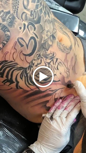 Explore aztec chest tattoo ideas, creative tattoo ideas in San Diego, available at Ink Mindset Studios