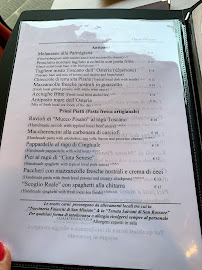 Menu / carte de Osteria Rossini Pisa à Pisa