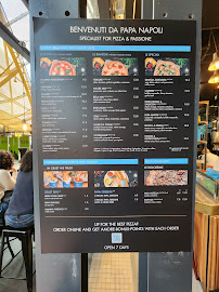 Carte du Papa Napoli à Frankfurt