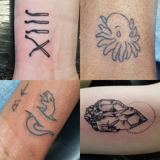 Explore leg sleeve tattoo ideas for men, creative tattoo ideas in Reading, available at INKjection tattoo & body piercing.LLC