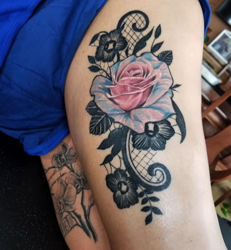 Explore chaos tattoo ideas, creative tattoo ideas in Stevens Point, available at Black Rabbit Tattooing