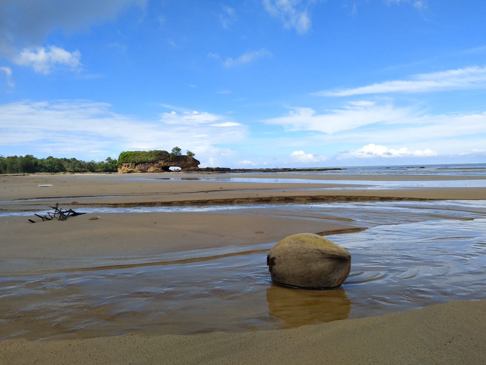 Kuala Nyalau Beach的照片 带有碧绿色水表面