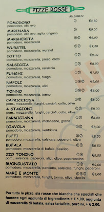 Menu / carte de Pizzeria Ale e Katia à Montesilvano