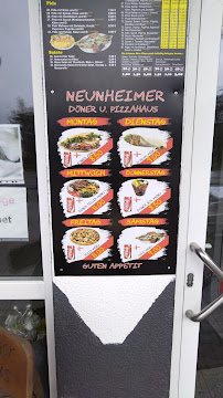 Carte du Neunheimer Döner und Pizzahaus à Ellwangen