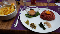 Steak tartare du Restaurant français Le Rive Gauche à Aiguines - n°1