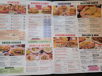 Restaurant américain America Graffiti à Milan - menu / carte