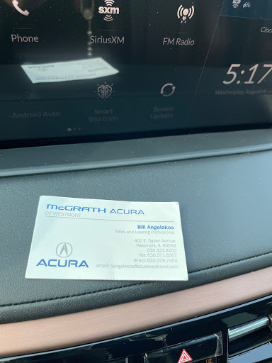 Car Dealer «McGrath Acura of Westmont», reviews and photos, 400 E Ogden Ave, Westmont, IL 60559, USA