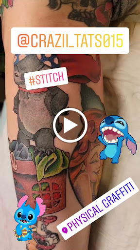 Explore childhood cancer tattoo ideas, creative tattoo ideas in Linden, available at Physical Graffiti