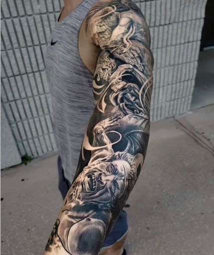 Explore small mushroom tattoo ideas, creative tattoo ideas in Hollywood, available at Sacred Eye Tattoos