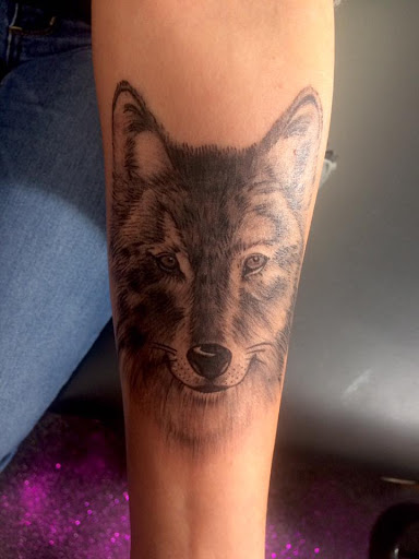 Explore pitbull dog tattoo ideas, creative tattoo ideas in Poplar Bluff, available at MEink