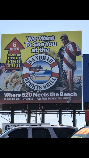 Sports Bar «Sandbar Sports Grill», reviews and photos, 4301 Ocean Beach Blvd, Cocoa Beach, FL 32931, USA
