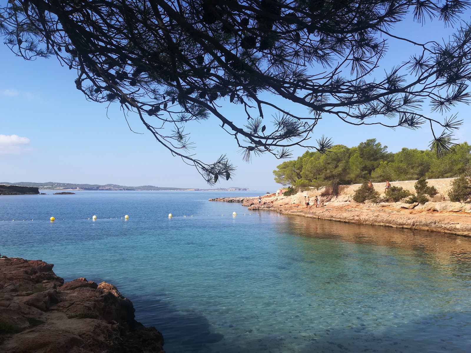 Foto di Cala Gracioneta con una superficie del sabbia beige fine