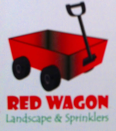 Red Wagon Landscape & Sprinklers