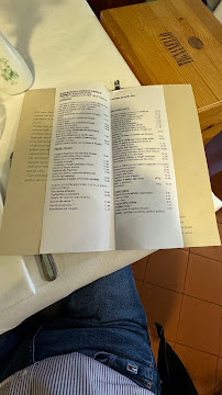 Carte du Trattoria da Fagiolino à Abetone Cutigliano