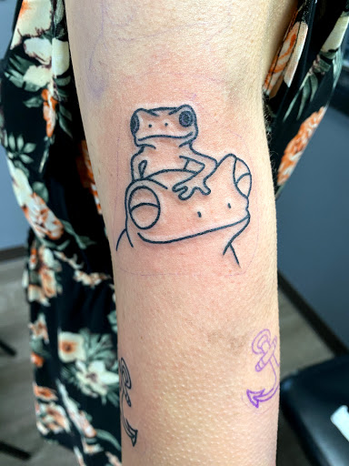 Explore mother and son matching tattoo ideas, creative tattoo ideas in Modesto, available at Dying Art Tattoo