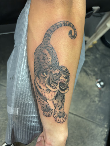 Explore god tattoo ideas for men, creative tattoo ideas in Raleigh, available at Raleigh Tattoo Company