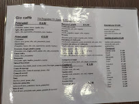 Menu du Gio Caffè à Enna