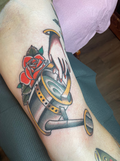 Explore red string of fate tattoo ideas, creative tattoo ideas in Lompoc, available at Fortified Tattoo Co.