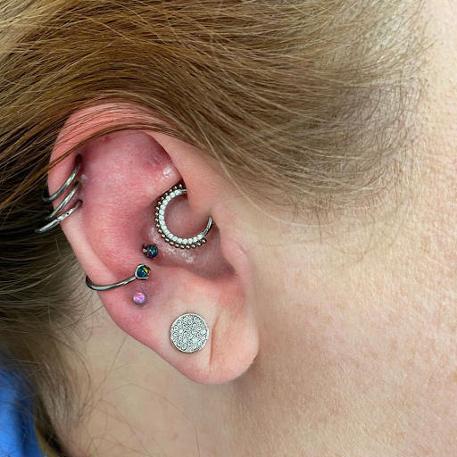 Explore husband and wife matching tattoo ideas, creative tattoo ideas in Aledo, available at Elevated Tattoo & Piercing