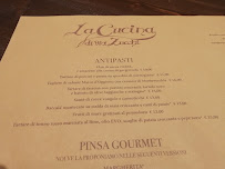 La Cucina di Via Zucchi à Monza menu