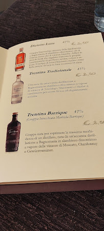 Restaurant Trattoria Valle Po à Paesana (la carte)