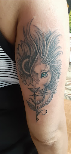 Explore crochet tattoo ideas, creative tattoo ideas in Livingston, available at Black Bird Tattoo