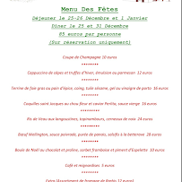 La Galupe à Urt menu