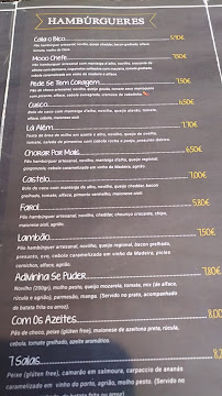 Hamburgueria Mooo à Nazaré menu