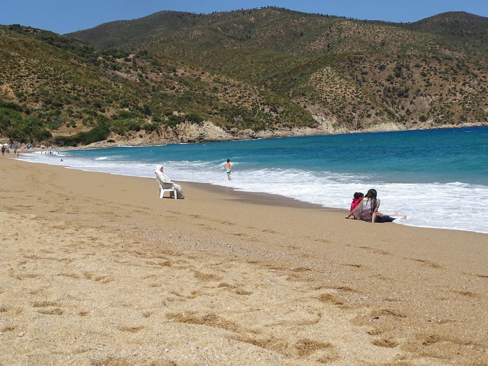 Foto van Grande Plage met lange baai