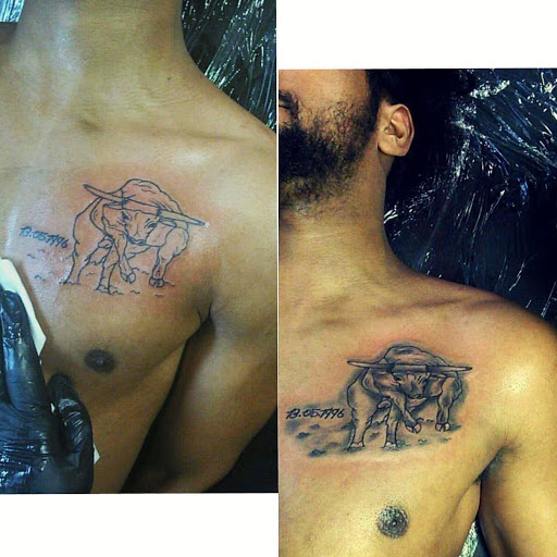 Explore childs name tattoo ideas, creative tattoo ideas in Dayton, available at Uppity Tattoos