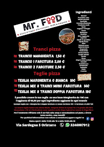 Carte du Mr. Food Oristano à Oristano