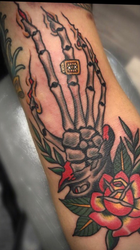 Explore dark romance tattoo ideas, creative tattoo ideas in Anaheim, available at Torch Tattoo