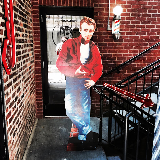 Explore barber pole tattoo ideas, creative tattoo ideas in Boston, available at Boston Barber & Tattoo Co.