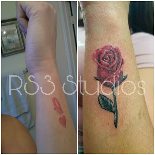 Explore black and grey half sleeve tattoo ideas, creative tattoo ideas in Houston, available at RS3 Studios