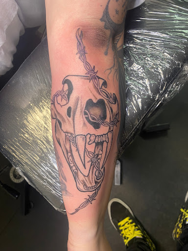 Explore good half sleeve tattoo ideas, creative tattoo ideas in Golden Valley, available at Til Death Tattoo